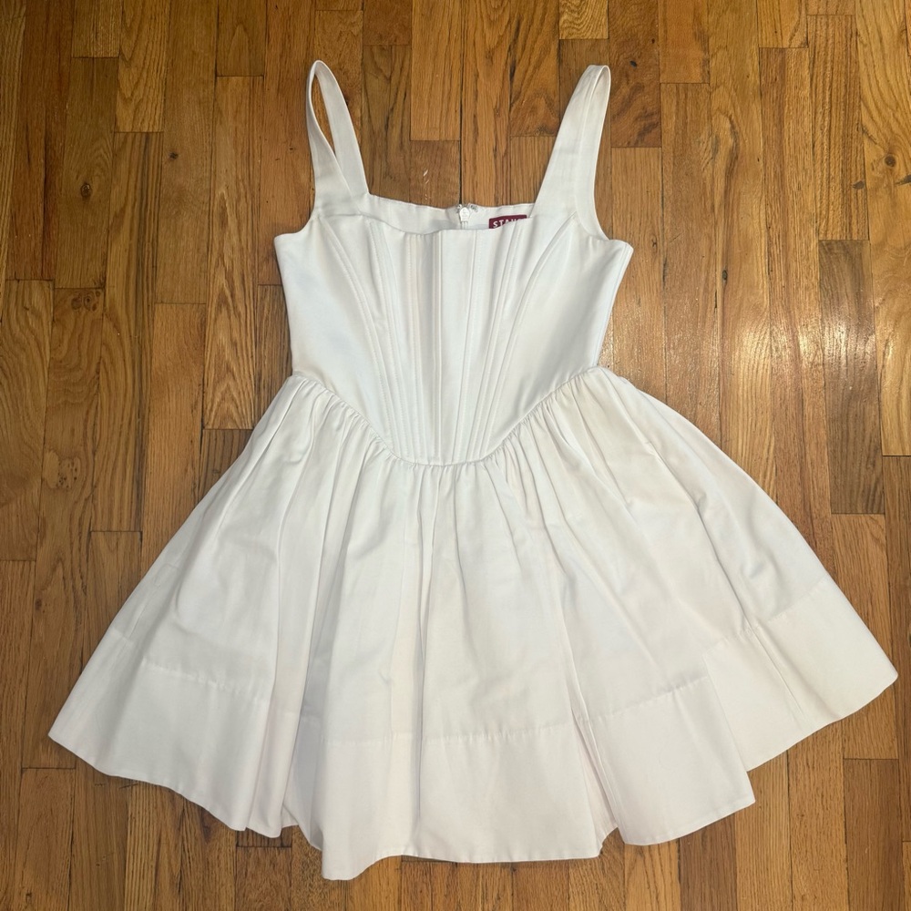 White Staud Landscape Dress